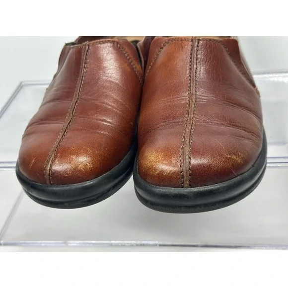 Footprints Birkenstocks Women's Comfort Shoes Size EU 36 US 5/5.5 Brown Slip Ons - Picture 4 of 11